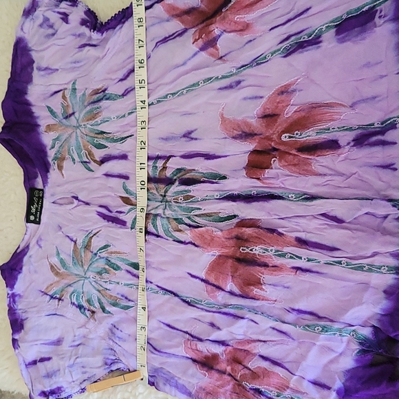 (912) Anjili MR, Size 40, Purples colors, very pretty Top, Blouse, - Picture 10 of 11